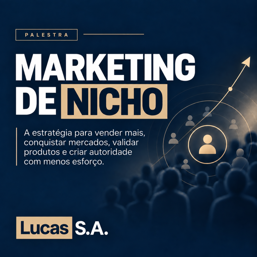 palestra marketing de nicho - Lucas Silva de Andrade